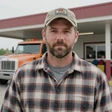 Texas truck driver testimonial portrait for success story